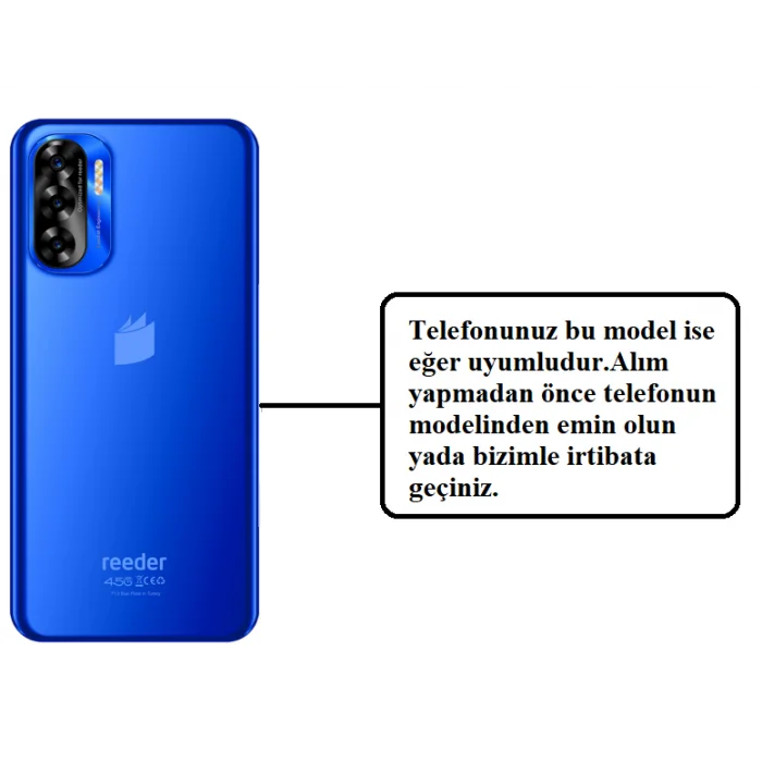 Reeder P13 Blue 2022 Ekran Çıtası Orjinal Çıkma