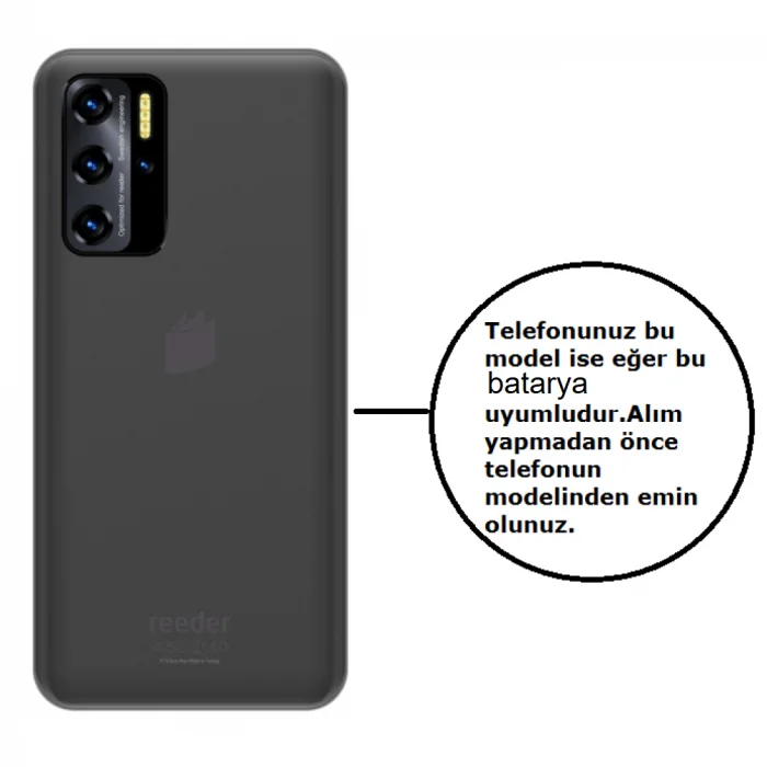 Reeder P13 Blue Max L 2021 Batarya (3800 mAh)