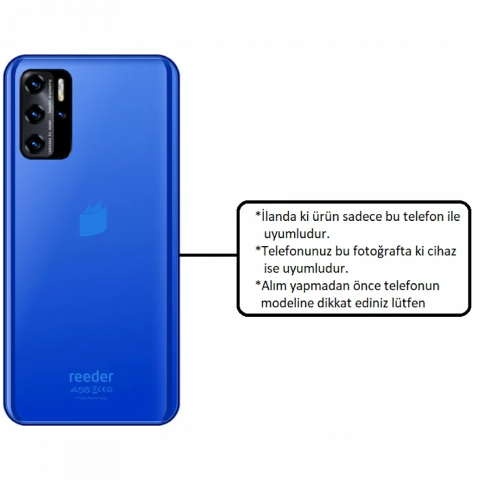 Reeder P13 Blue Max L 2021 Şarj Soketi + Mikrofon Full