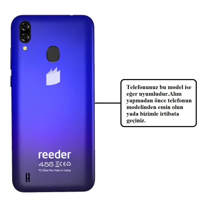 Reeder P13 Blue Orta Kasa Orjinal