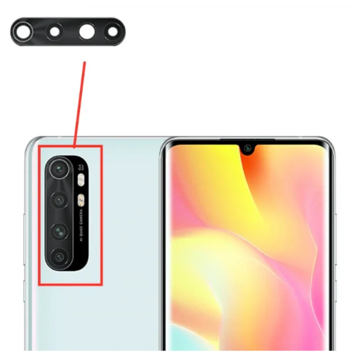 Xiaomi Mi Note 10 Lite Kamera Camı