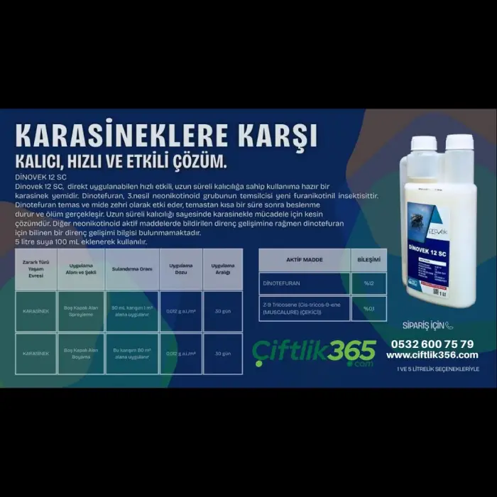 DİNOVEK SİNEK İLACI 1 Litre