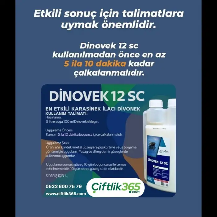 DİNOVEK SİNEK İLACI 1 Litre
