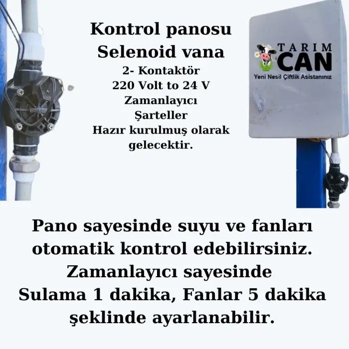 Duşlama Sistemi Kontrol Panosu