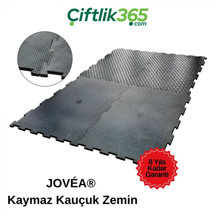 JOVÉA® Çift Taraflı Kauçuk Yapboz Zemin