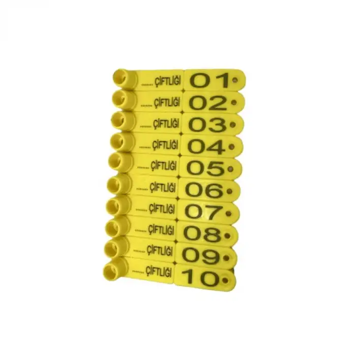 SARI PARMAK KÜPE (FRY TAG) KUZU KULAK KÜPESİ