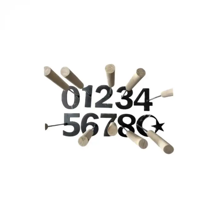 SOĞUK DAMGA NUMARATÖR SETİ 8 CM