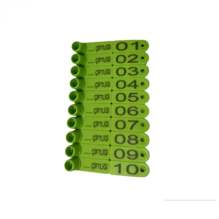 YEŞİL PARMAK KÜPE (FRY TAG) KUZU KULAK KÜPESİ