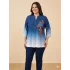 FLAŞ KREP GÖMLEK 1124 - İNDİGO