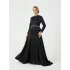 FAVELLA ABİYE ELBİSE 7239 - SİYAH