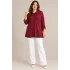 FLAŞ BLUZ 6116 - BORDO