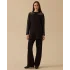 SCL SWEAT 2311012 - 21011015 PANTOLON /TAKIM SİYAH