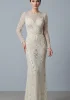 ANKYRA ABİYE ELBİSE 5826 - BEJ