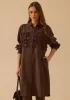 SCL TUNİK 1211009 -PANTOLON 1011009/TAKIM KAHVE