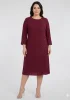 EZZE ELBİSE 8215 - BORDO