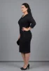 EZZE ELBİSE 8214 - SİYAH