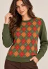 DESEN BLUZ 24035 - YOSUN
