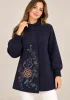 DESEN KABAN 26015 - LACİVERT