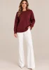 DESEN KAZAK 26212 - BORDO