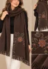 DESEN ŞAL 26011 - KAHVE