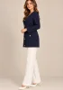 DESEN TRIKO CEKET 26369 - LACİVERT