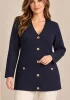 DESEN TRIKO CEKET 26369 - LACİVERT
