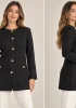 DESEN TRIKO CEKET 26369 - SİYAH