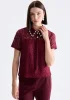 Mİ BLUZ 80512 - BORDO