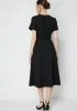 Mİ ELBİSE 80389 - SİYAH