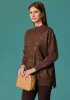 SCL TRİKO TUNİK 1711021 - KAHVE