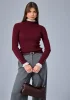 SEÇİL TRİKO BLUZ 1710025 - BORDO