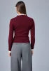 SEÇİL TRİKO BLUZ 1710025 - BORDO