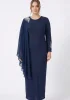 YENAL ELBİSE 7060 - LACİVERT
