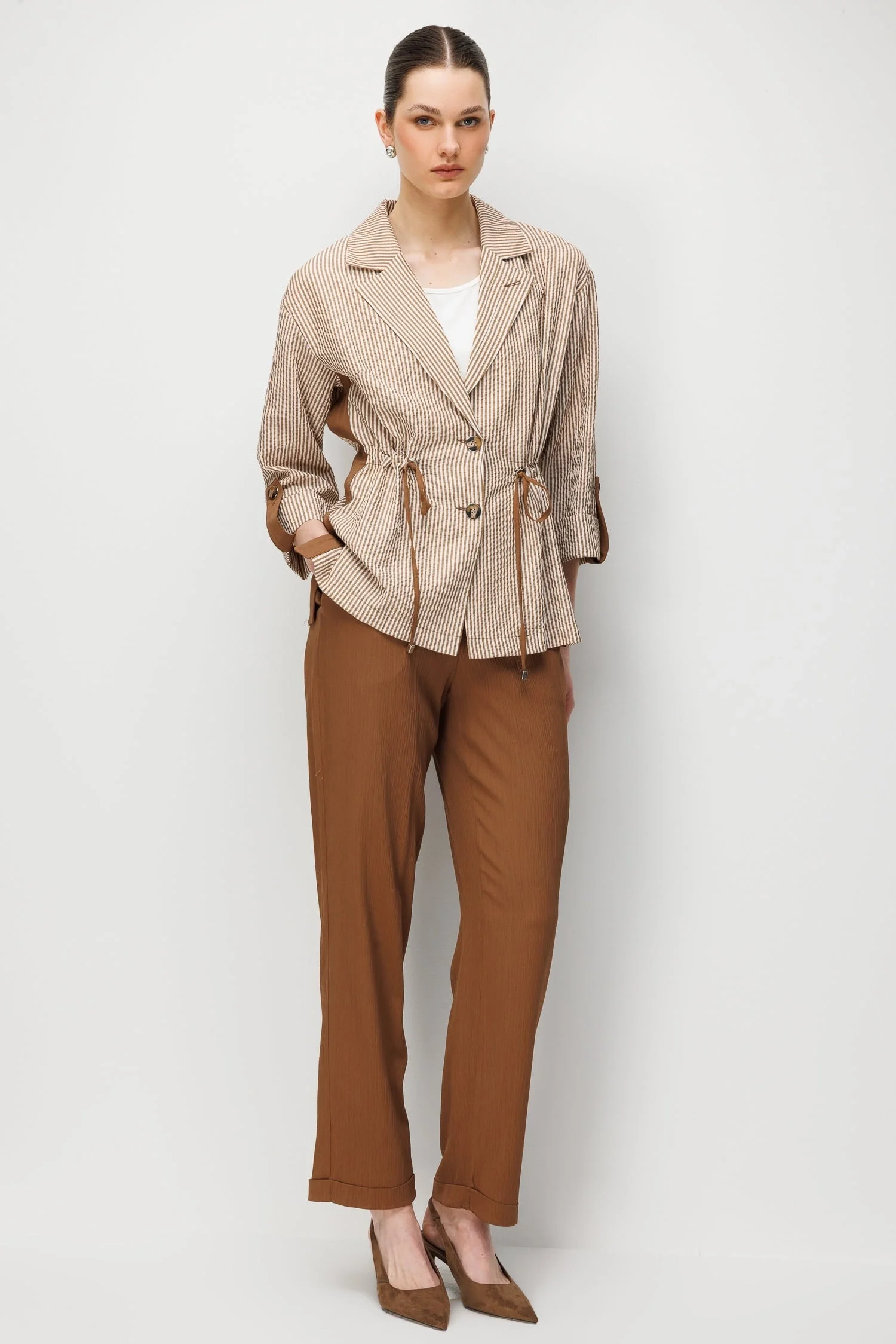MODAİLGİ İKİLİ TK 15095 - KAHVE