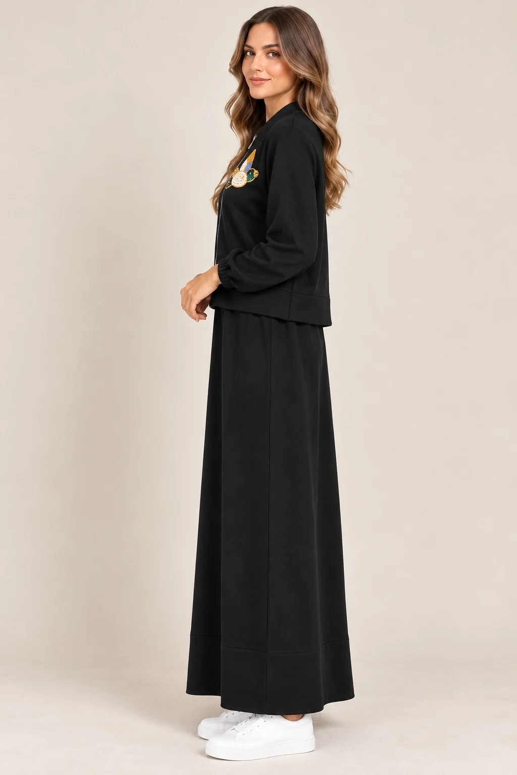 AYÇA MODA ELBİSE 2722 - SİYAH