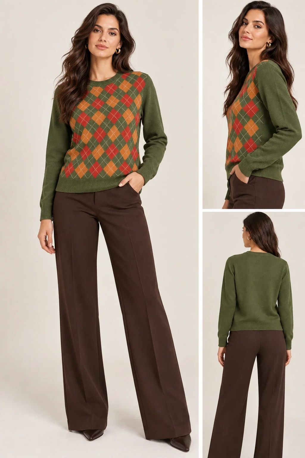DESEN BLUZ 24035 - YOSUN