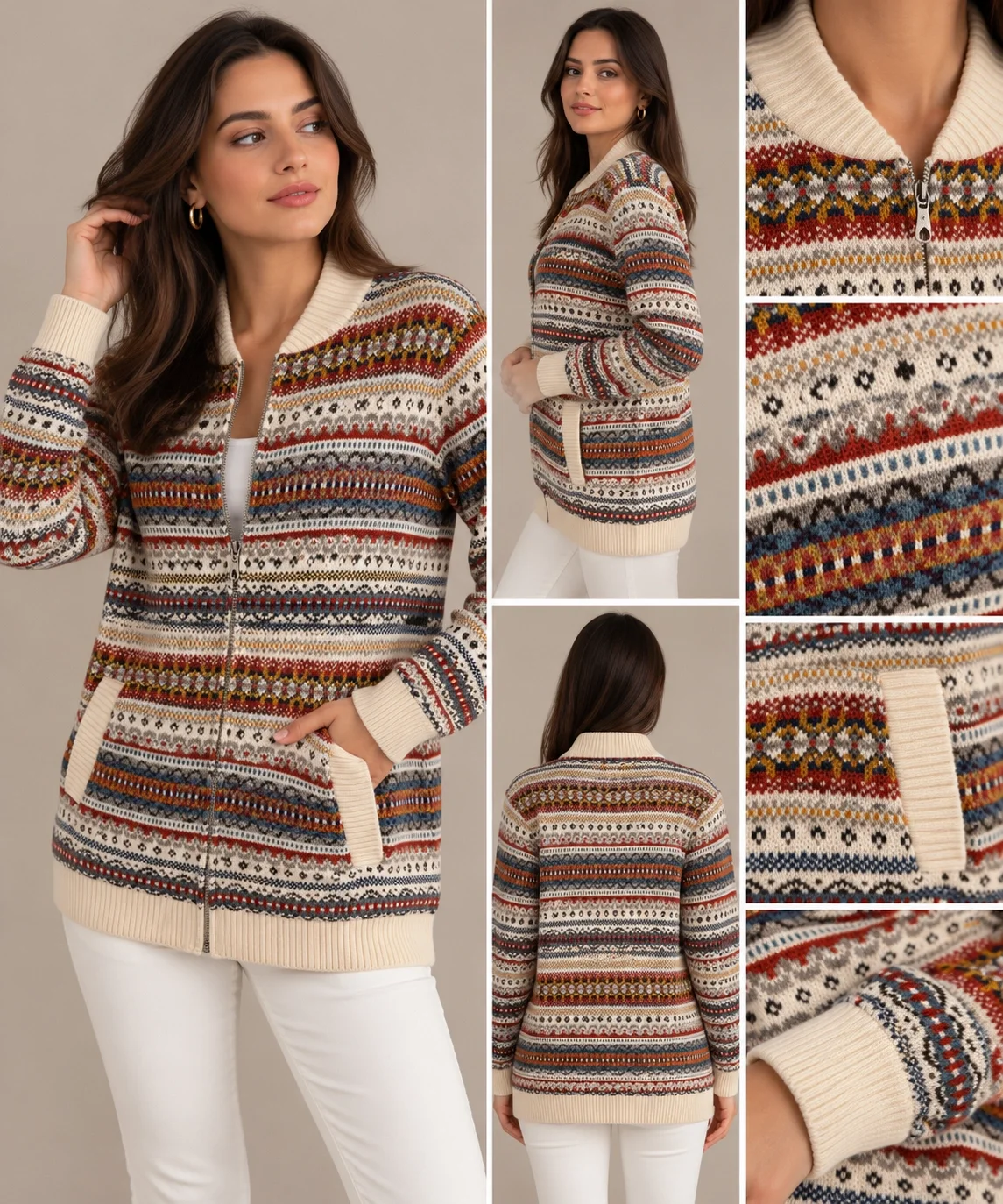 DESEN CEKET 25102 - KEMİK
