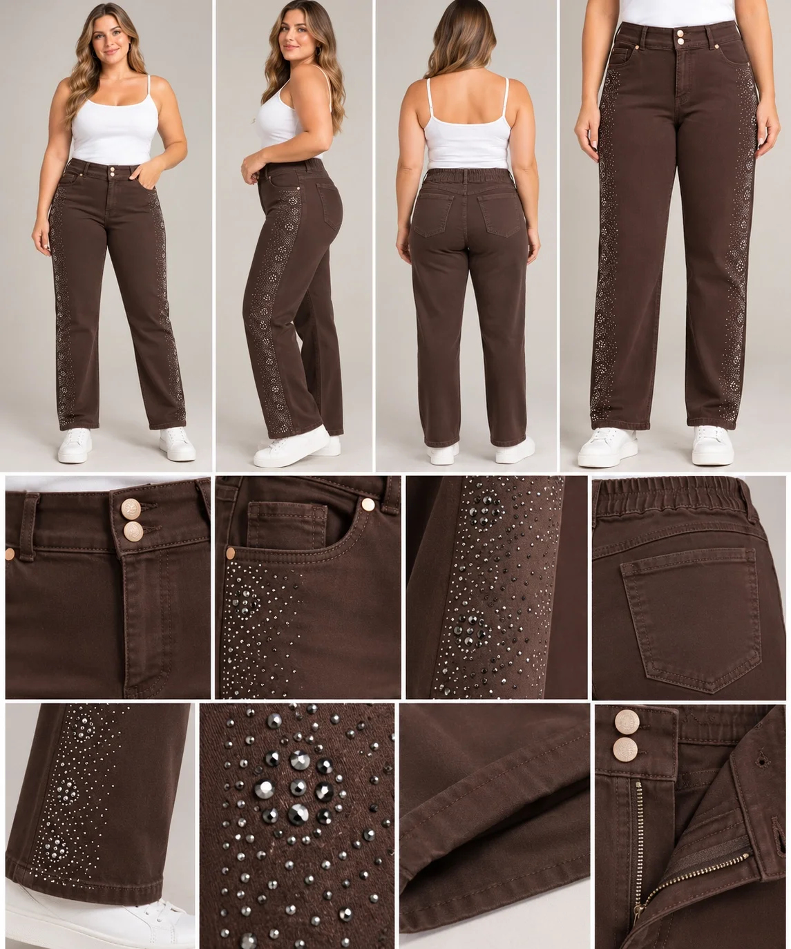 FUATGÜRŞEN PANTOLON 6401 - KAHVE