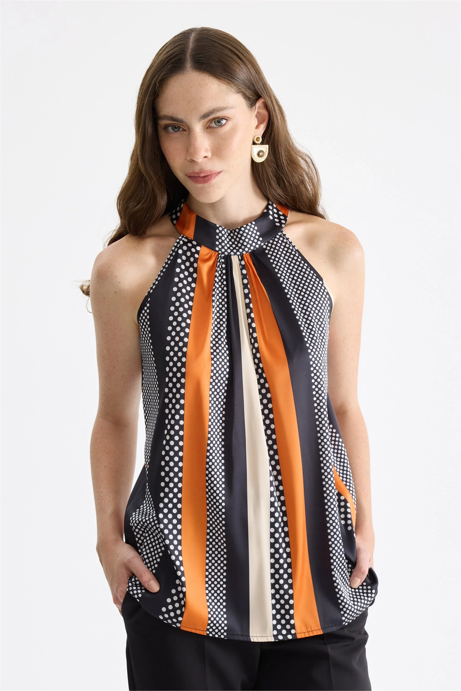 Mİ BLUZ 80497 - ORANGE