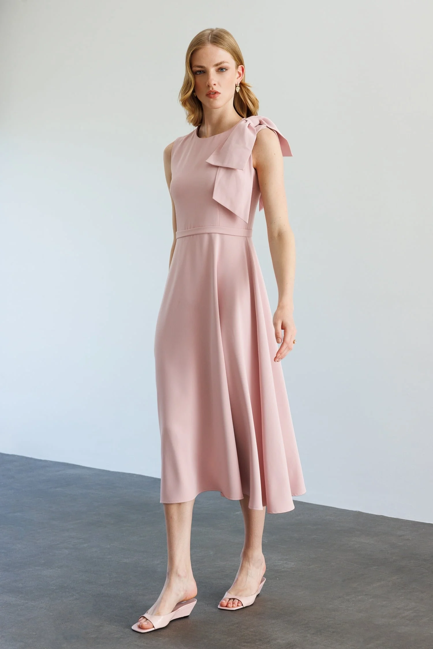MODAİLGİ ELBİSE 60146 - PUDRA