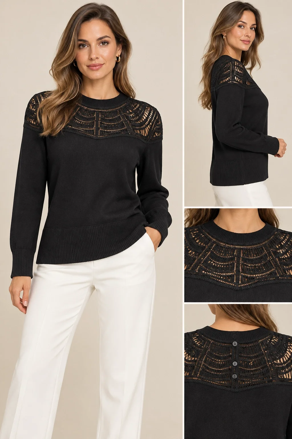 VEDİ BLUZ 6037 - SİYAH