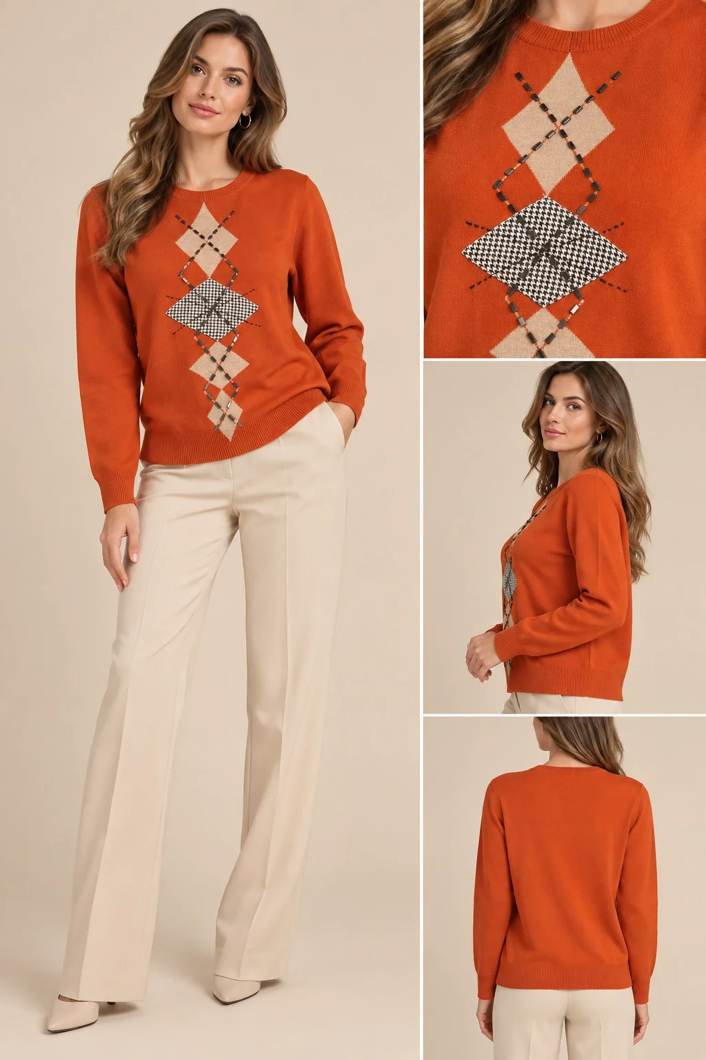 VEDİ BLUZ 8039 - ORANGE