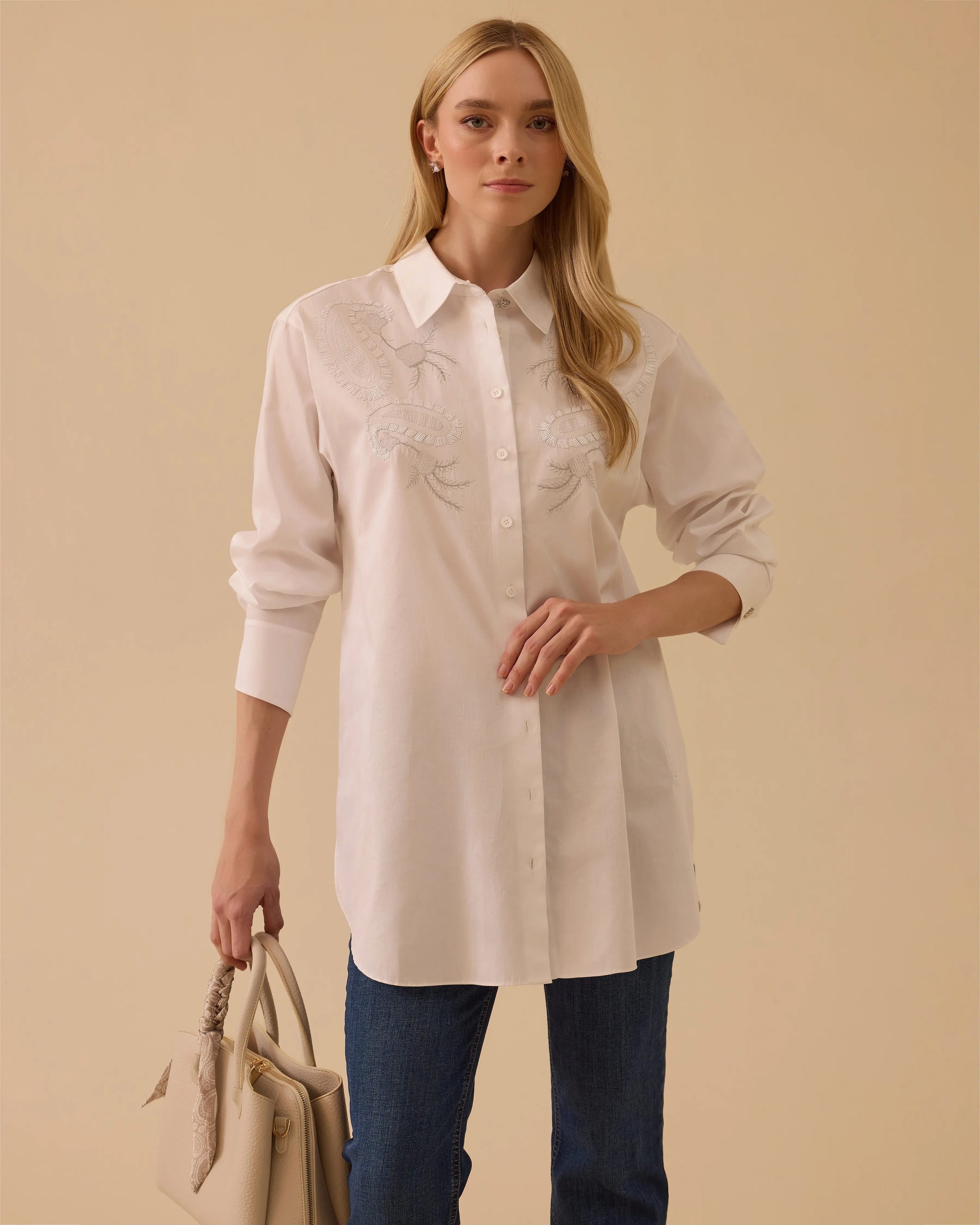 SCL GÖMLEK 1511007 - BEYAZ