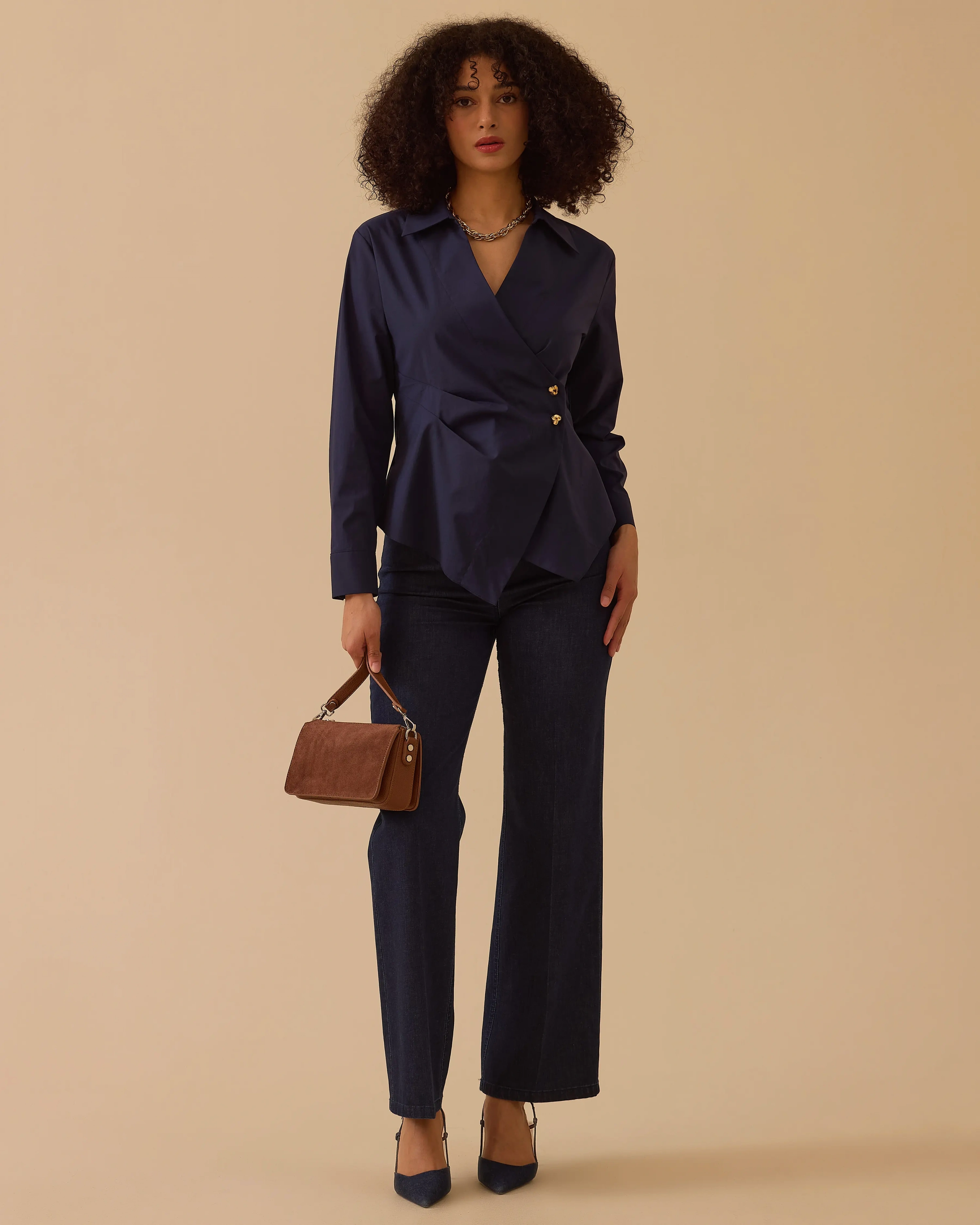 SEÇİL GÖMLEK 1510002 - LACİVERT