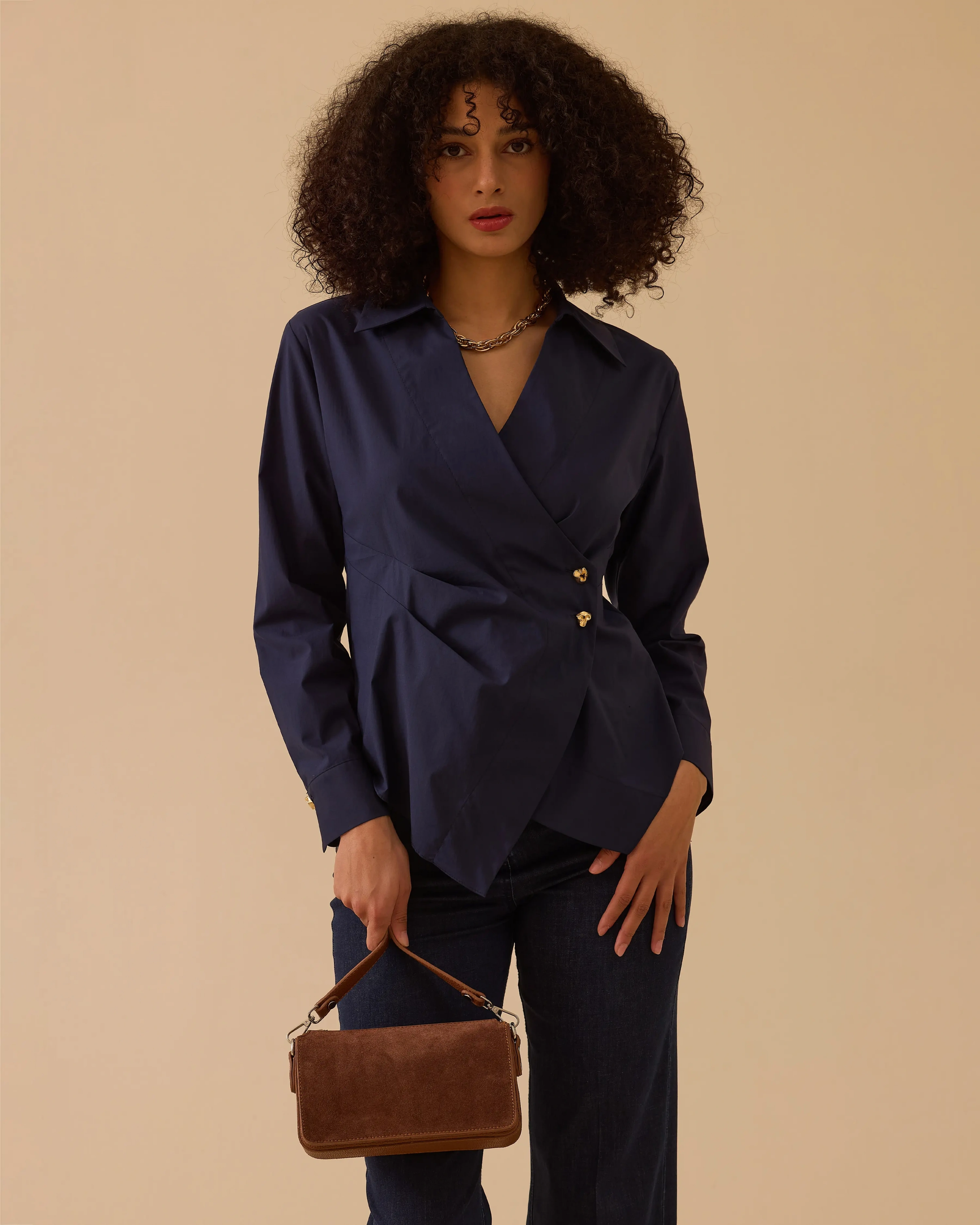 SEÇİL GÖMLEK 1510002 - LACİVERT