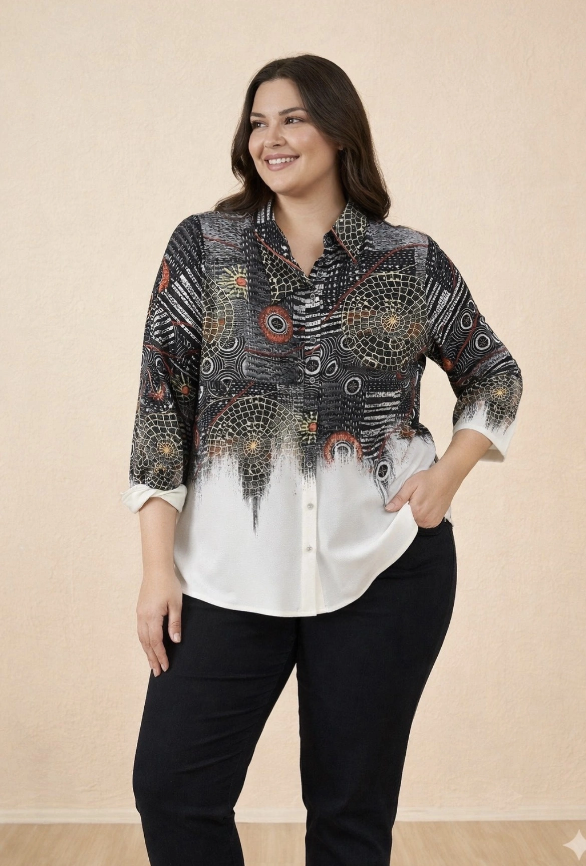 FLAŞ KREP GÖMLEK 1106 - GRİ