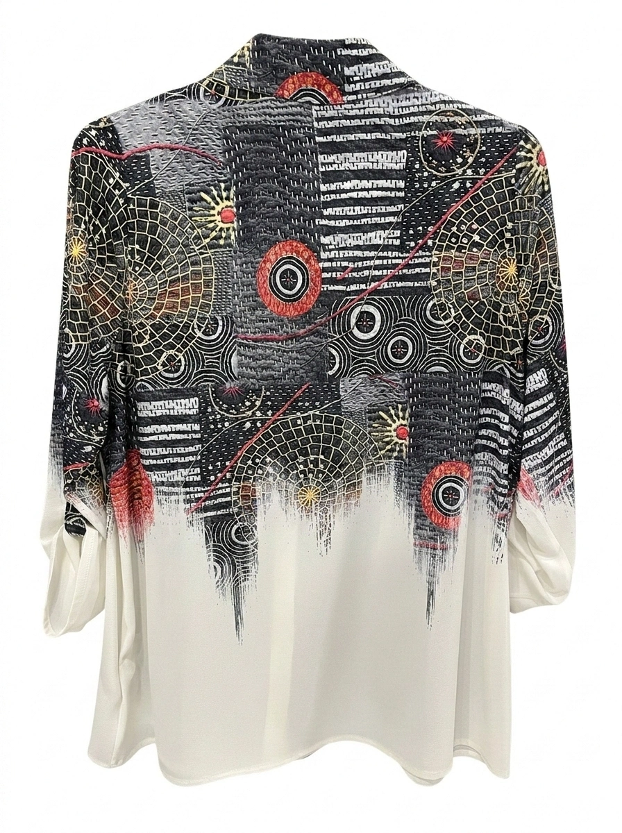 FLAŞ KREP GÖMLEK 1106 - GRİ