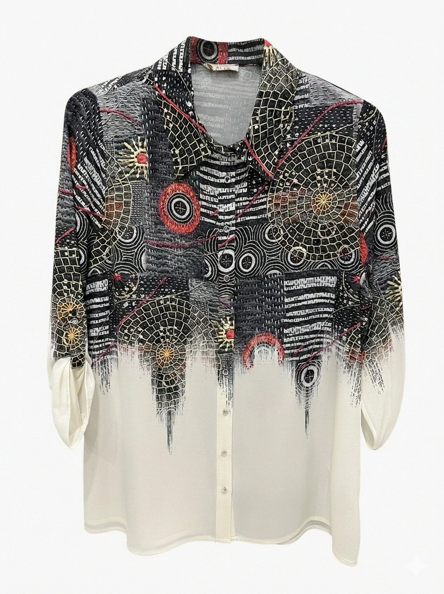 FLAŞ KREP GÖMLEK 1106 - GRİ