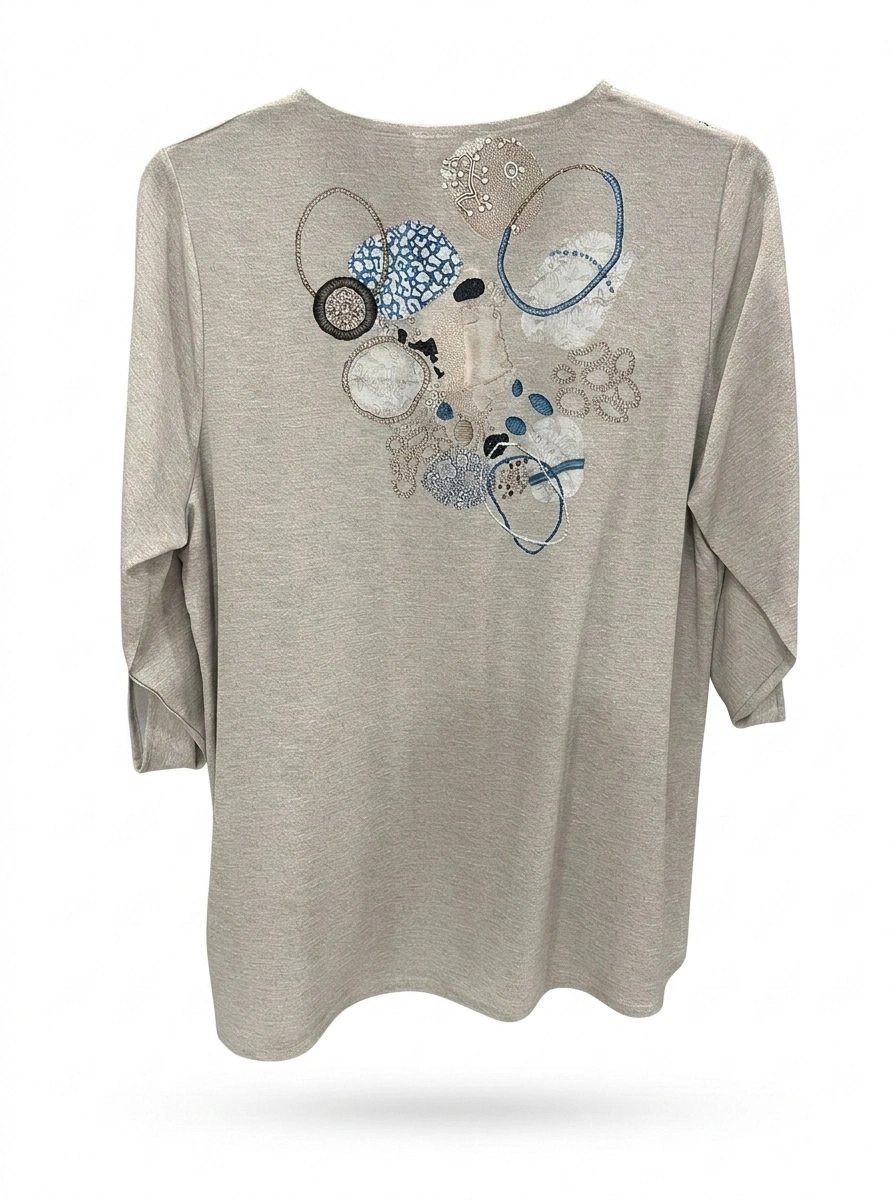 FLAŞ KREP GÖMLEK 1123 - GRİ