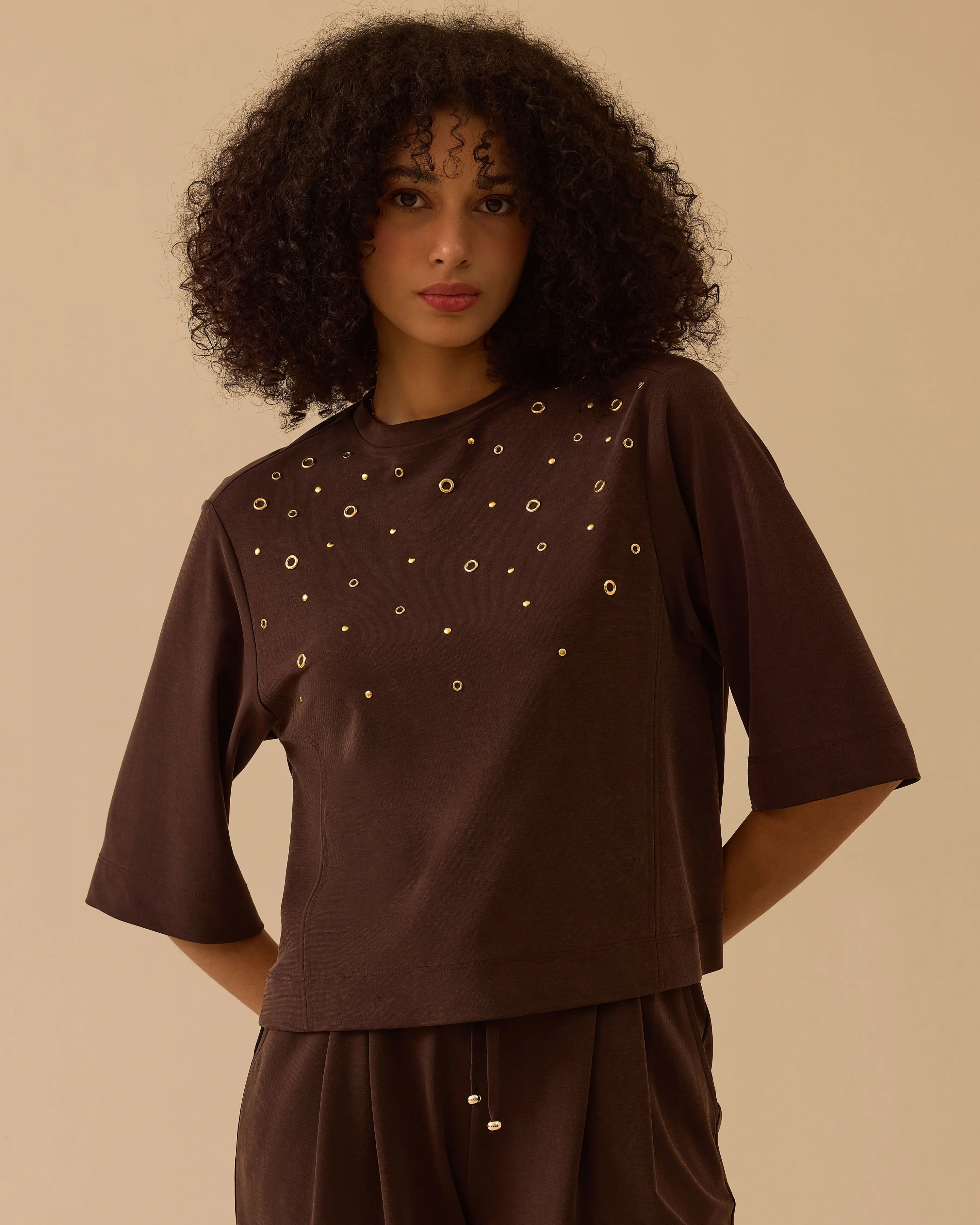 SEÇİL SWEAT 2310003 - KAHVE